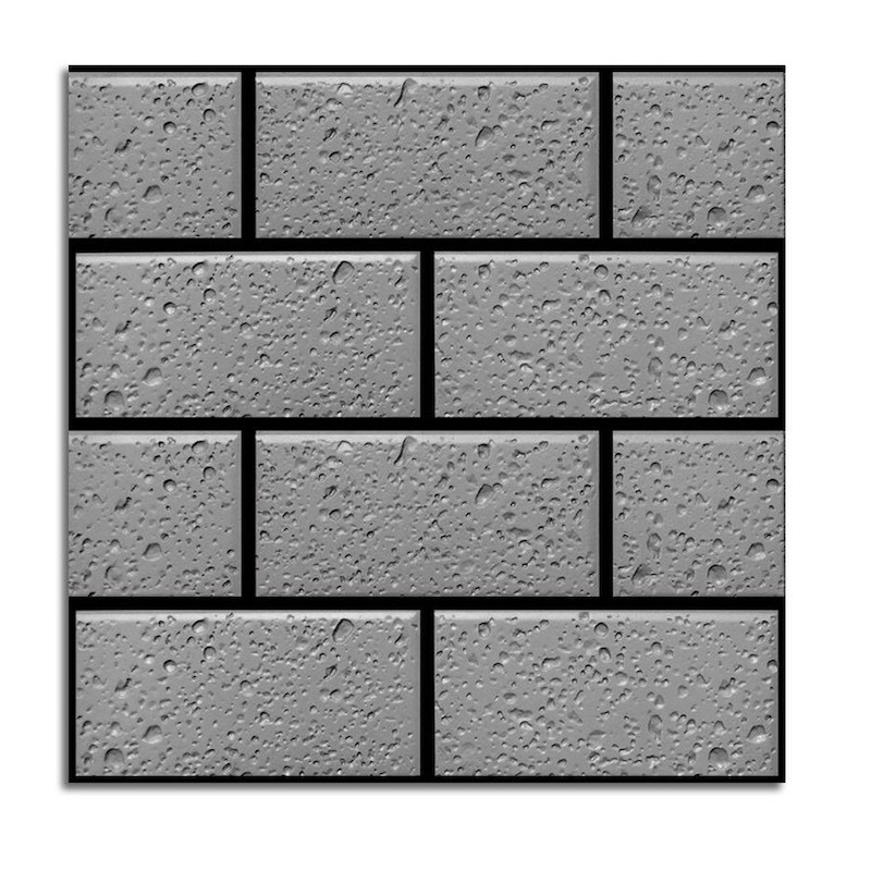 Gạch gốm lát nền sân thượng màu xám