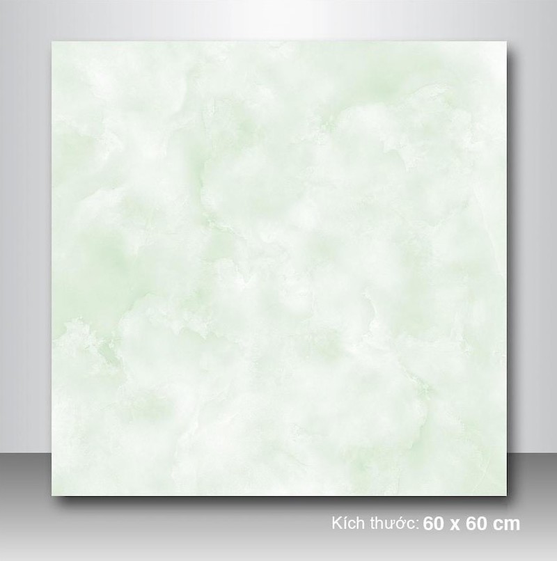 Gạch vân đá xanh cẩm thạch lát nền kích thước 60x60