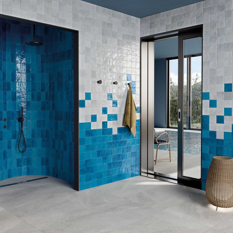Gạch Mosaic vừa chống thấm, vừa làm đẹp cho nhà tắm