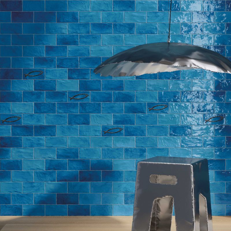 Gạch Mosaic màu xanh nước biển