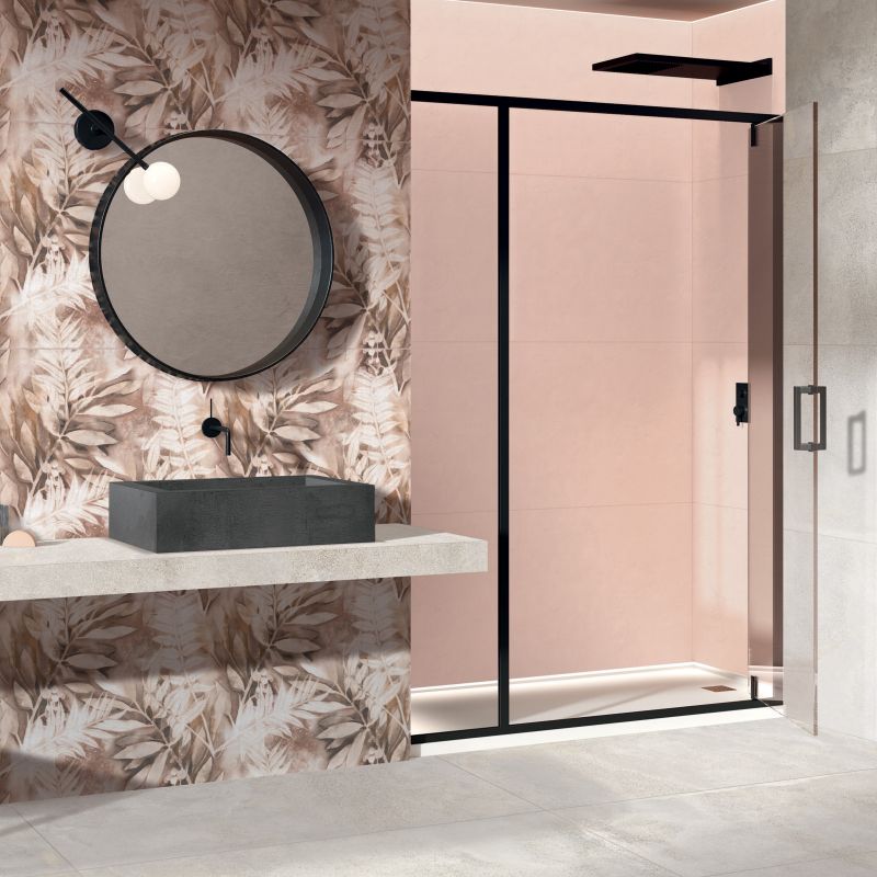 Gạch ốp tường Foliage rất thích hợp làm điểm nhấn cho nhà tắm