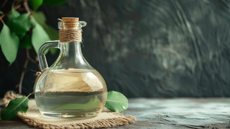 Cách tẩy nền gạch bị ố vàng bằng giấm ăn (Nguồn: Sưu tầm)