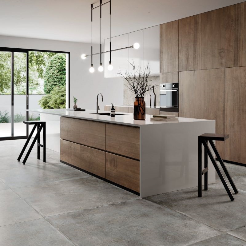 Ứng dụng gạch 60x60 cho nhà bếp