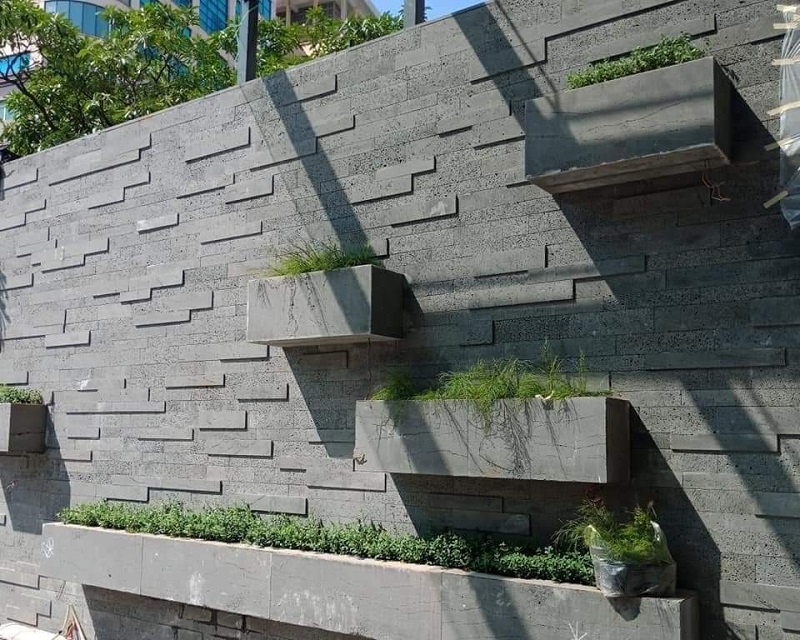 Gạch tổ ong ốp tường (Nguồn: Sưu tầm)