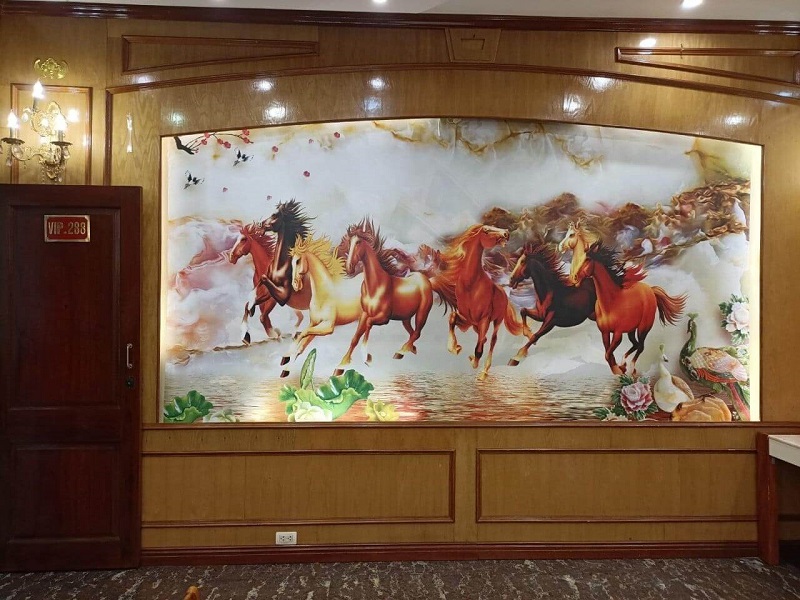 Ngoài gạch 3D phong cảnh, gạch trang trí 3D cây cảnh, động vật cũng là xu hướng được nhiều người lựa chọn (Nguồn: Sưu tầm)