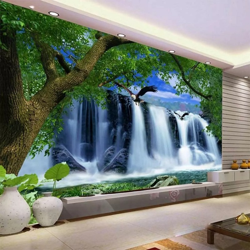 Gạch 3D phong cảnh mô phỏng vô cùng chân thực và sinh động nét đẹp của tự nhiên (Nguồn: Sưu tầm)