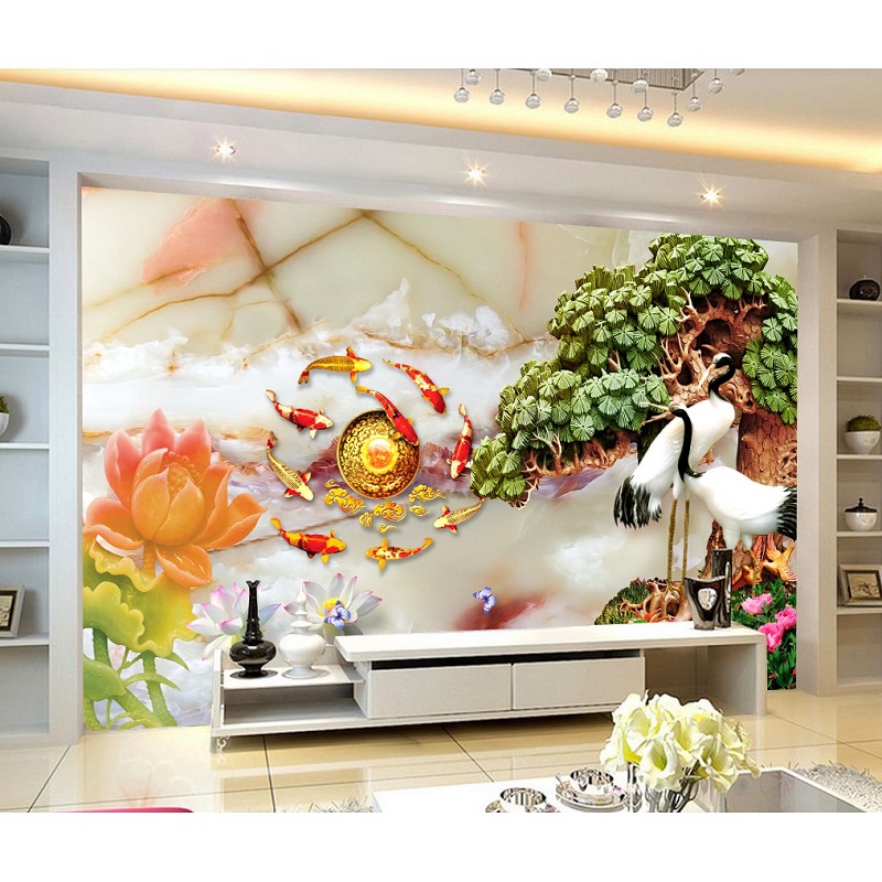 Với các họa tiết 3 chiều, gạch 3D góp phần tạo điểm nhấn nổi bật cho không gian (Nguồn: Sưu tầm)