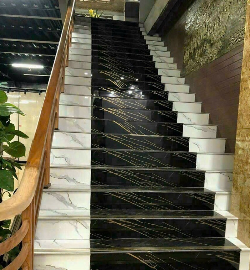 Gạch men trang trí cầu thang (Nguồn: Sưu tầm)