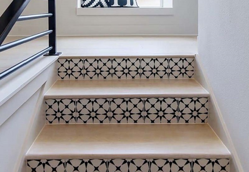 Gạch ốp chân bậc cầu thang (Nguồn: Sưu tầm)