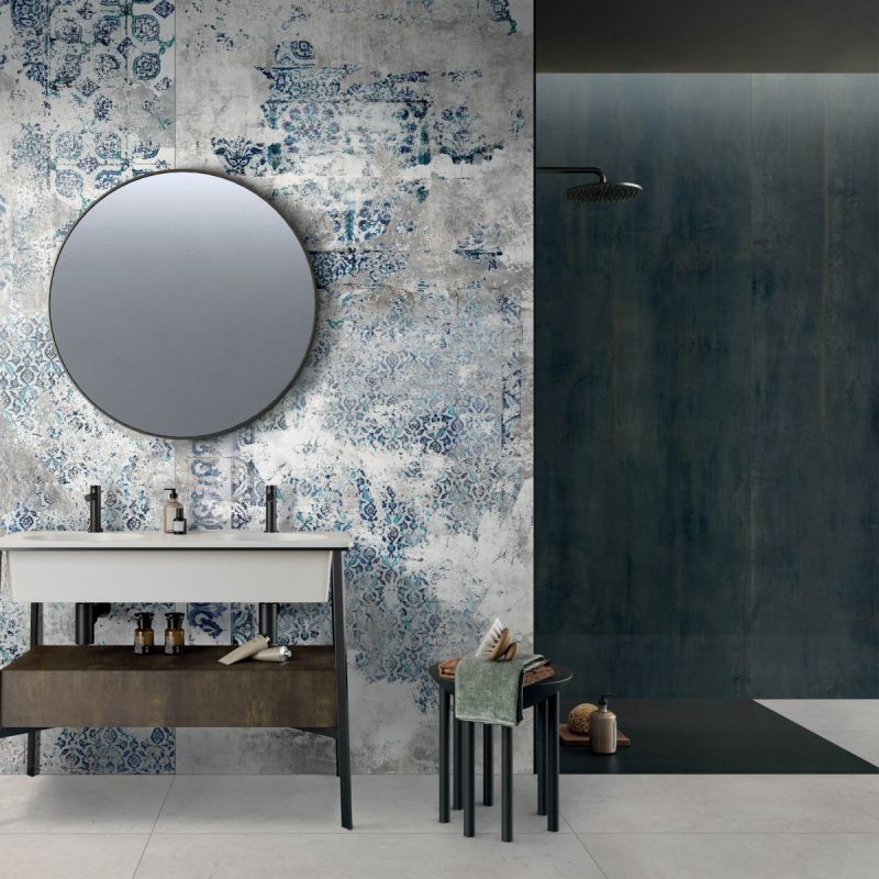 Gạch họa tiết độc đáo trang trí toilet