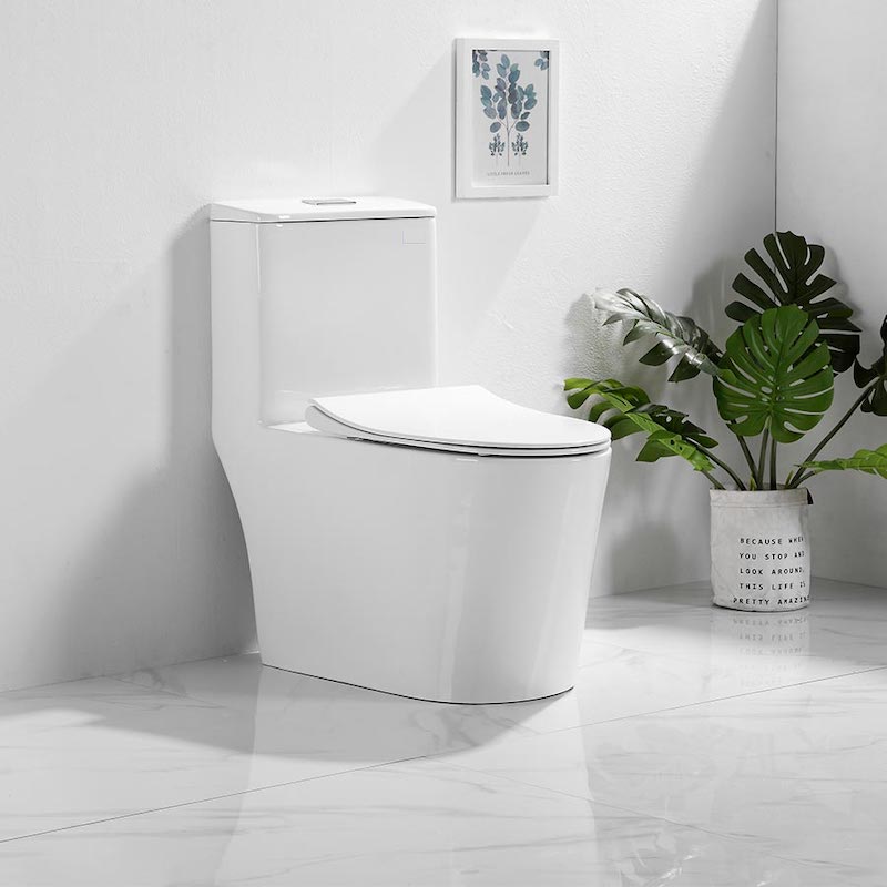 Bồn cầu 1 khối hiện đại (Nguồn: Sưu tầm)