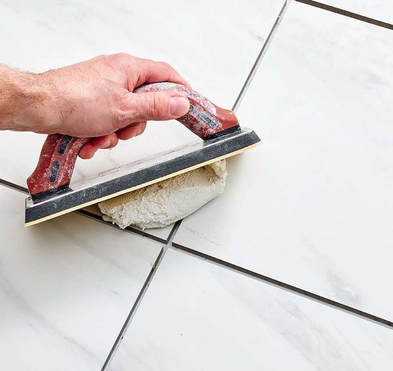 Chít mạch gạch bằng xi măng trắng được nhiều người ưa chuộng (Nguồn: Sưu tầm)