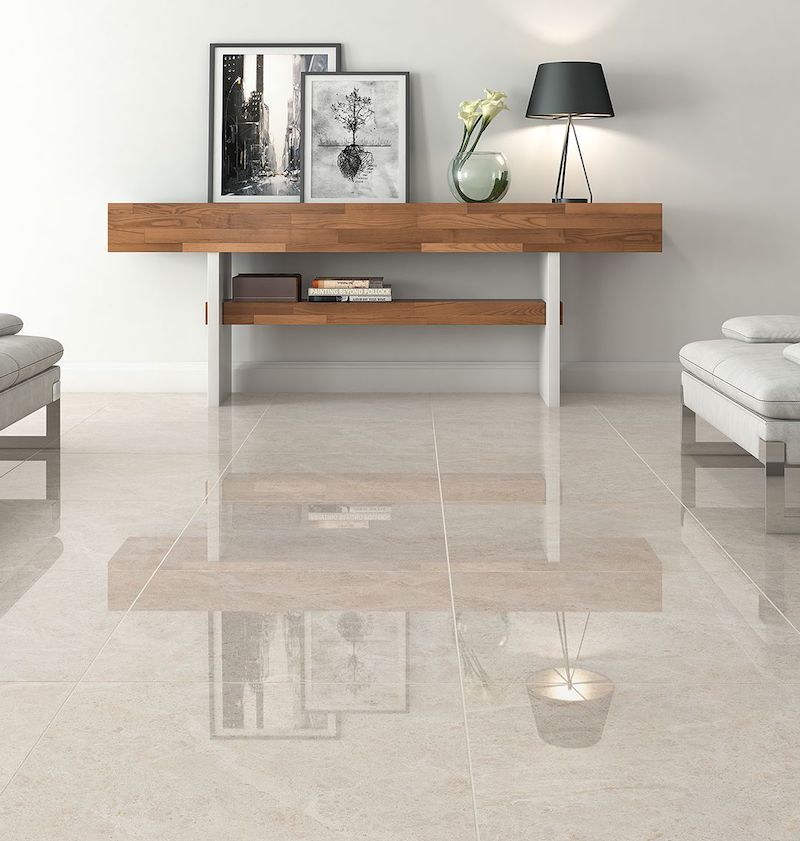Gạch có bề mặt Polished - Gạch Ceramic bóng kiếng (Nguồn: Sưu tầm)