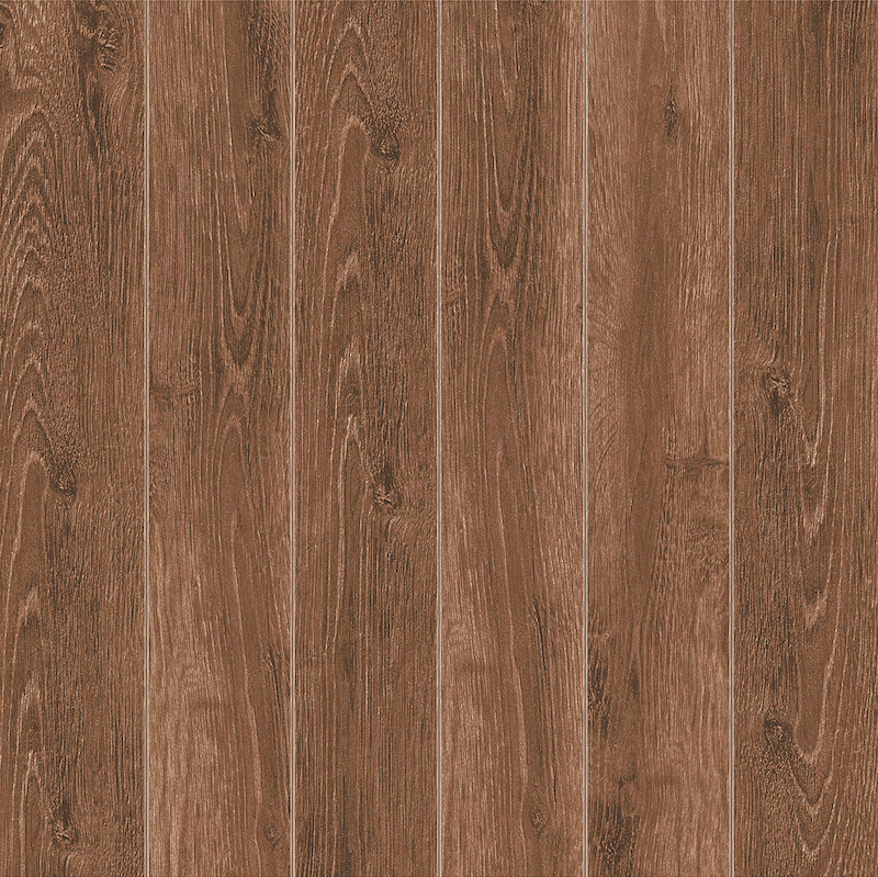 Gạch Ceramic 600x600 vân gỗ màu nâu đậm