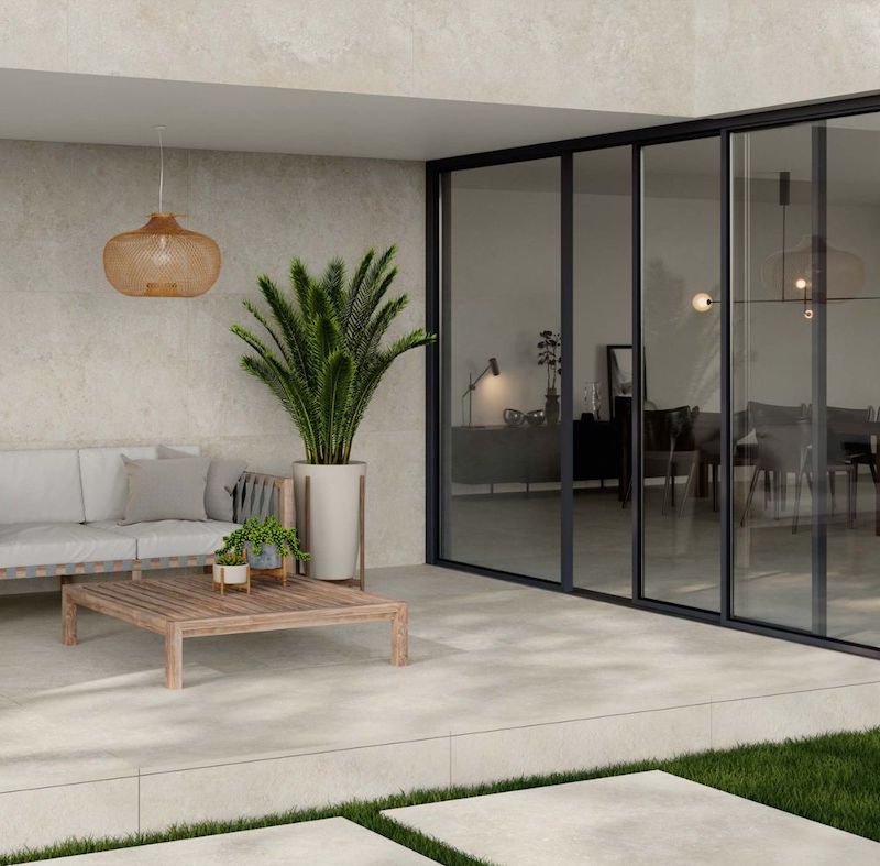 Gạch Porcelain ốp tường có khả năng chống thấm và độ bền vượt trội (Nguồn: Sưu tầm)