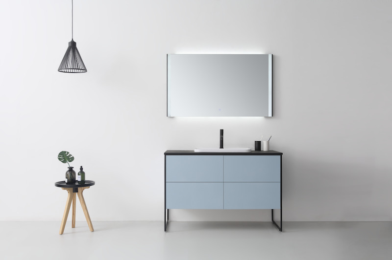 Sản phẩm tủ chậu màu xanh tươi mát đến từ nhà Divo
