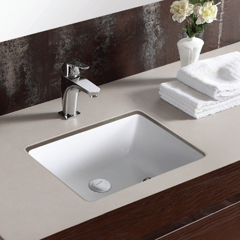 Tủ lavabo âm bàn dáng chữ nhật (Nguồn: Sưu tầm)
