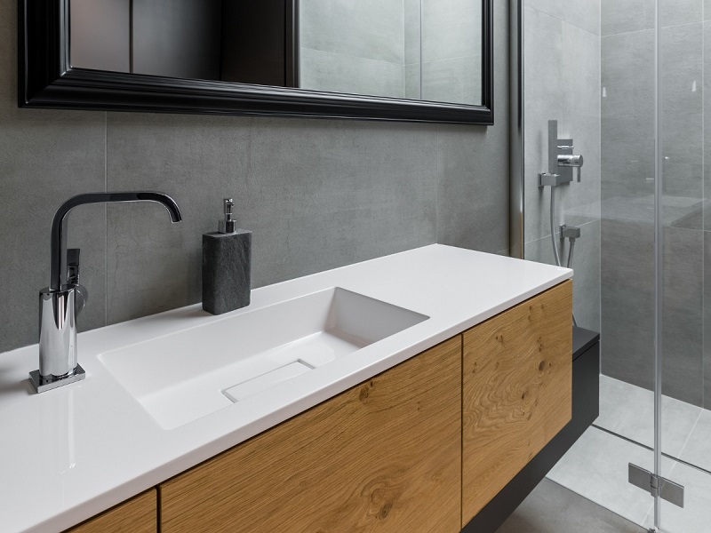 Xem xét vấn đề lắp đặt tủ lavabo âm bàn (Nguồn: Sưu tầm)
