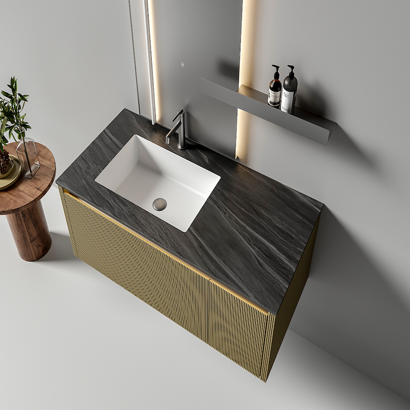 Cấu tạo tủ lavabo bàn đá với cấu tạo cơ bản