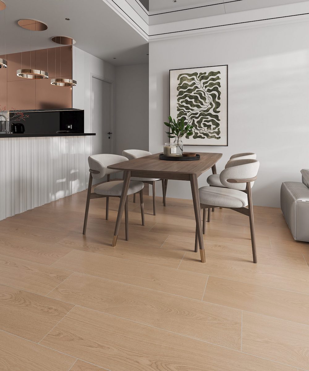 Lựa chọn gạch lát phòng bếp phù hợp tạo cảm giác hài hòa, sang trọng từ Divo Ceramica