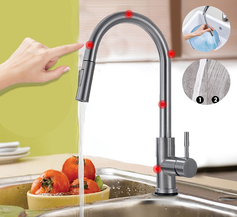 Vòi bếp cảm ứng (Nguồn: Sưu tầm)