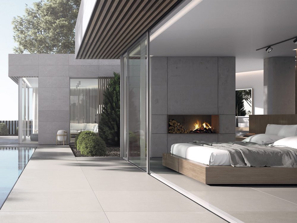 Gạch 60x60 tạo nên sự sang trọng cho phòng ngủ từ Divo Ceramica