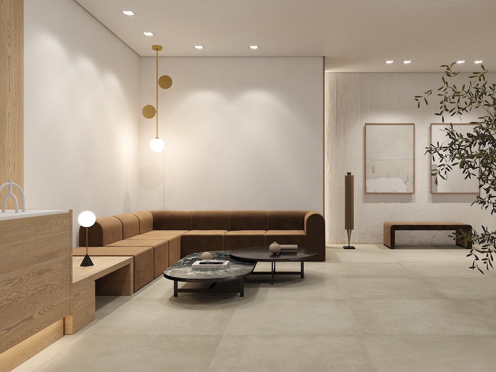 Khi chọn gạch kích thước 60x60 cần xét đến diện tích của không gian từ Divo Ceramica