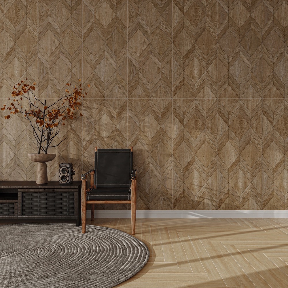 Ở những không gian nhỏ nên chọn gạch có hoa văn đơn giản từ Divo Ceramica