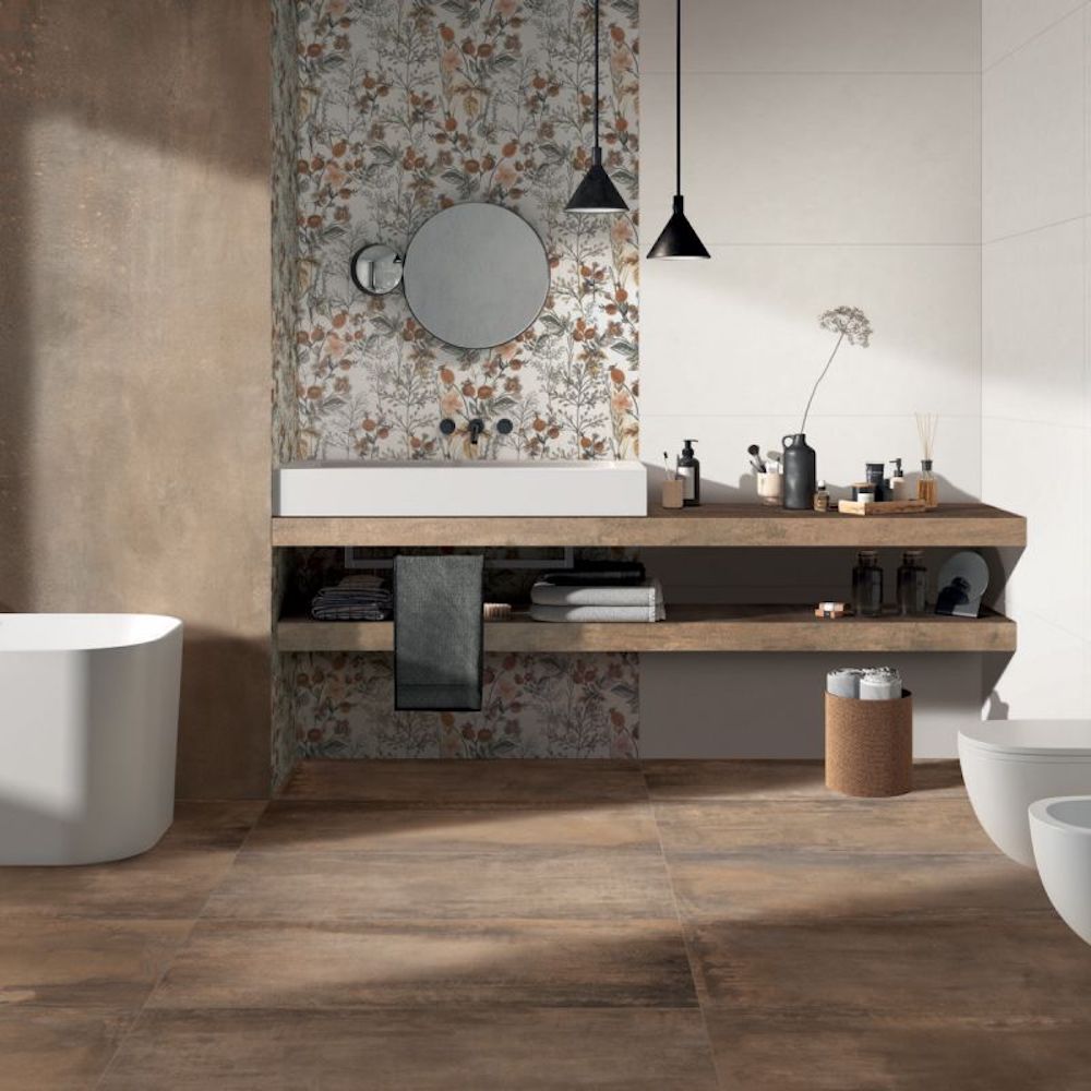 Mẫu gạch Snow mang phong cách trung tính, nhẹ nhàng từ Divo Ceramica
